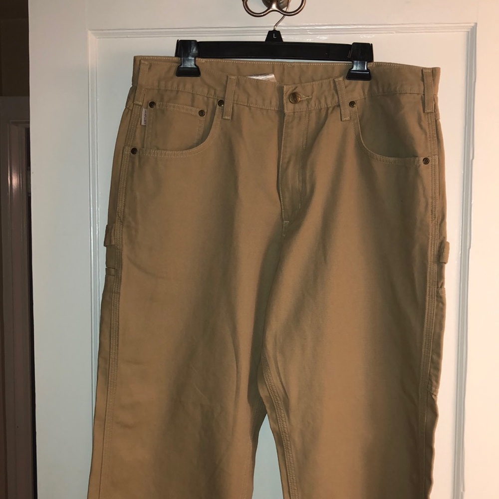 Carhartt loose fit canvas utility carpenter pants 36x30
